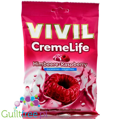 Vivil Cremelife Raspberry cukierki bez cukru Malina & Śmietanka by Vivil (vivil-cremelife-raspberry-cukierki-bez-cukru)