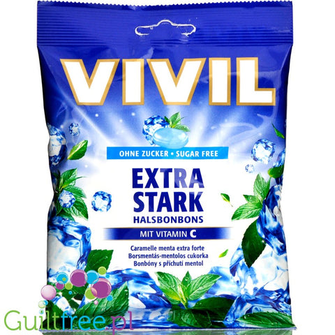 Vivil Extra Stark - extra mocne cukierki lodowe bez cukru z witaminą C by Vivil (vivil-extra-stark-mentolowe-cukierki-lodowe-bez-cukru-z-witamina-c)