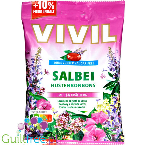 Vivil Salbei - cukierki bez cukru z ekstraktem szałwii i witaminą C by Vivil (vivil-salbei-cukierki-bez-cukru-z-ekstraktem-szalwi-i-witamina-c)