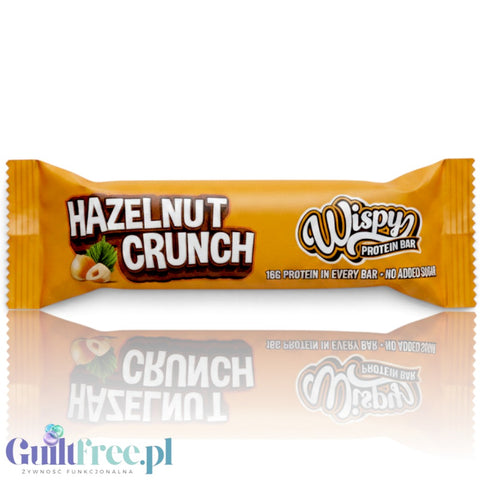 Wispy Nutrition Protein Bar Hazelnut Crunch - baton proteinowy z orzechami laskowymi w mlecznej czekoladzie by Wispy (wispy-nutrition-protein-bar-hazelnut-crunch-baton-proteinowy-z-orzechami-laskowymi-w-mlecznej-czekoladzie)