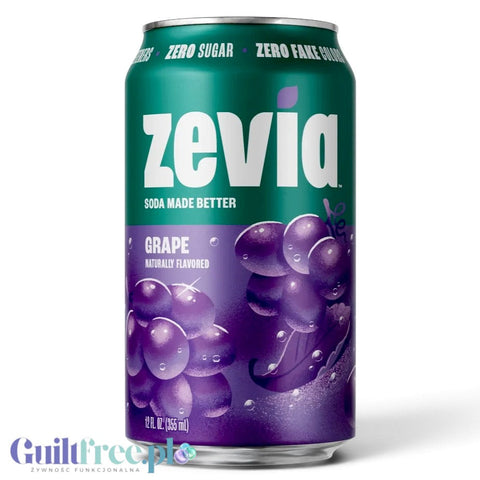 Zevia Grape - 100% naturalna bez kalorii ze stewią by Zevia (zevia-grape-100-naturalna-bez-kalorii-ze-stewia-i-erytrytolem)