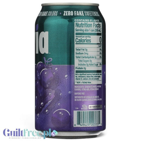 Zevia Grape - 100% naturalna bez kalorii ze stewią by Zevia (zevia-grape-100-naturalna-bez-kalorii-ze-stewia-i-erytrytolem)